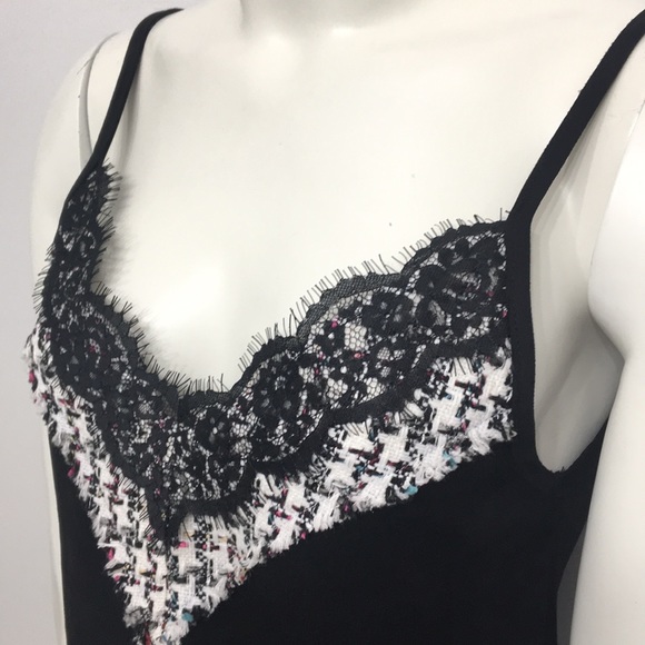 2/$18 New Zara Basic Black Suede Tank Top Small - Picture 6 of 9